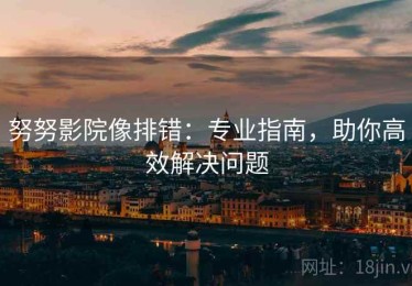 努努影院像排错：专业指南，助你高效解决问题
