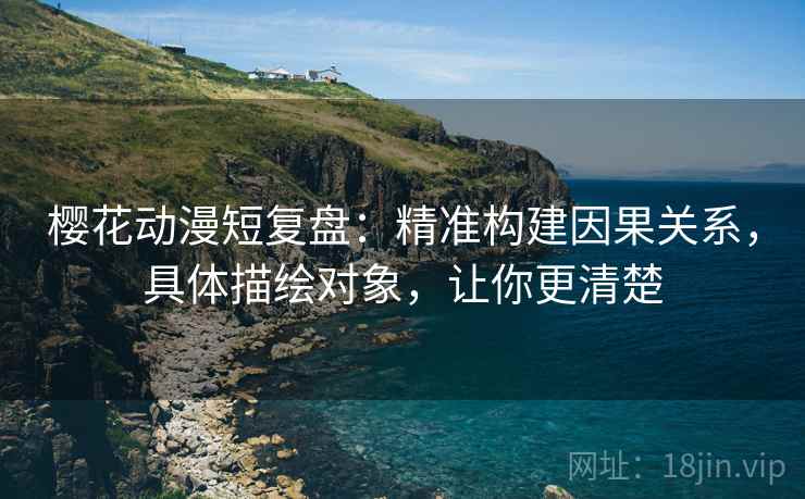 樱花动漫短复盘：精准构建因果关系，具体描绘对象，让你更清楚